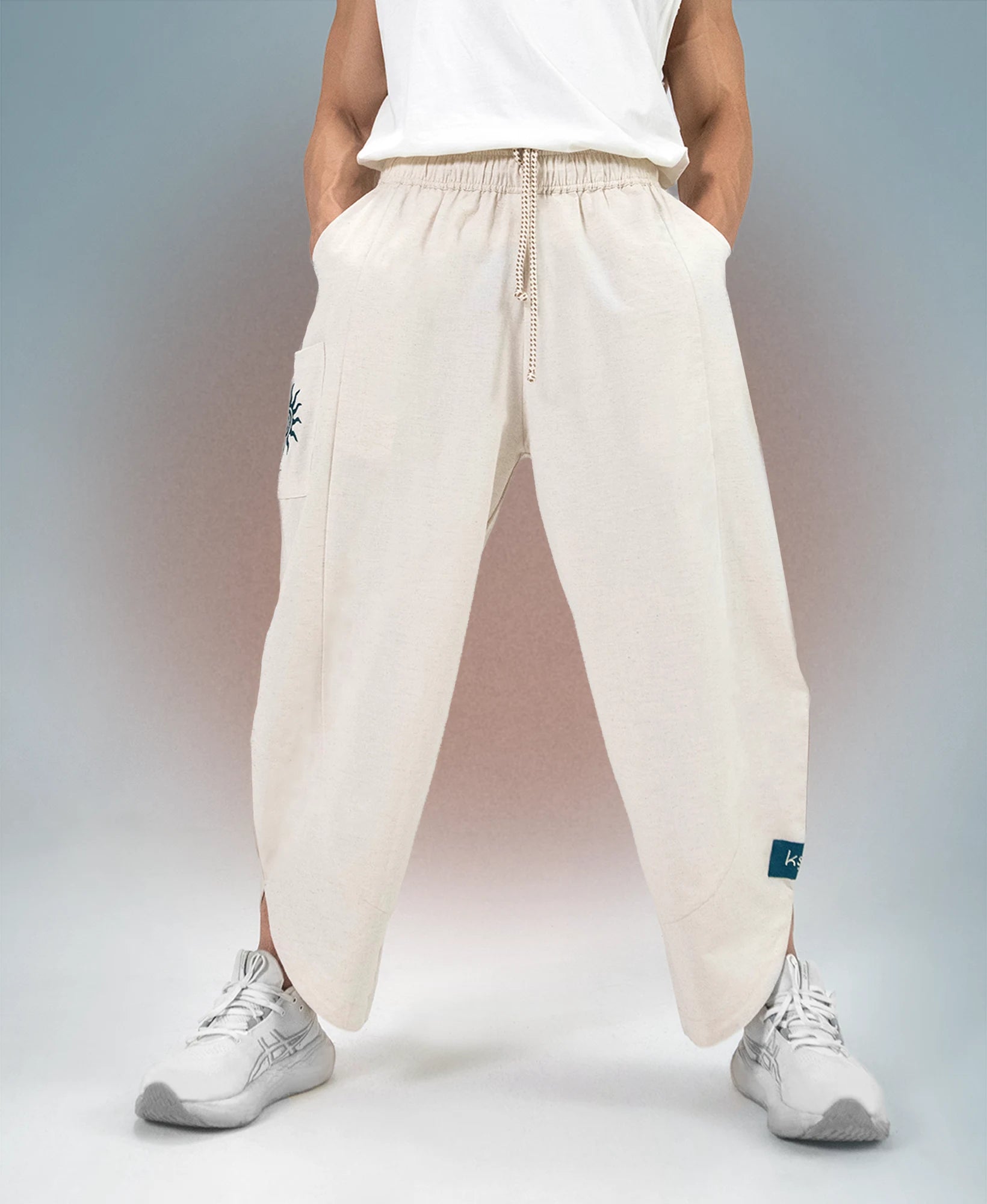 Dhoti-Cut Yog Pants