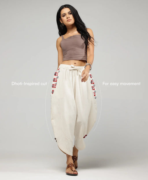 Dhoti-Cut Pants